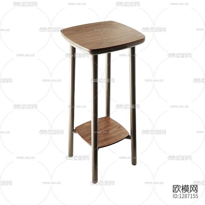 北欧简约实木花几下载