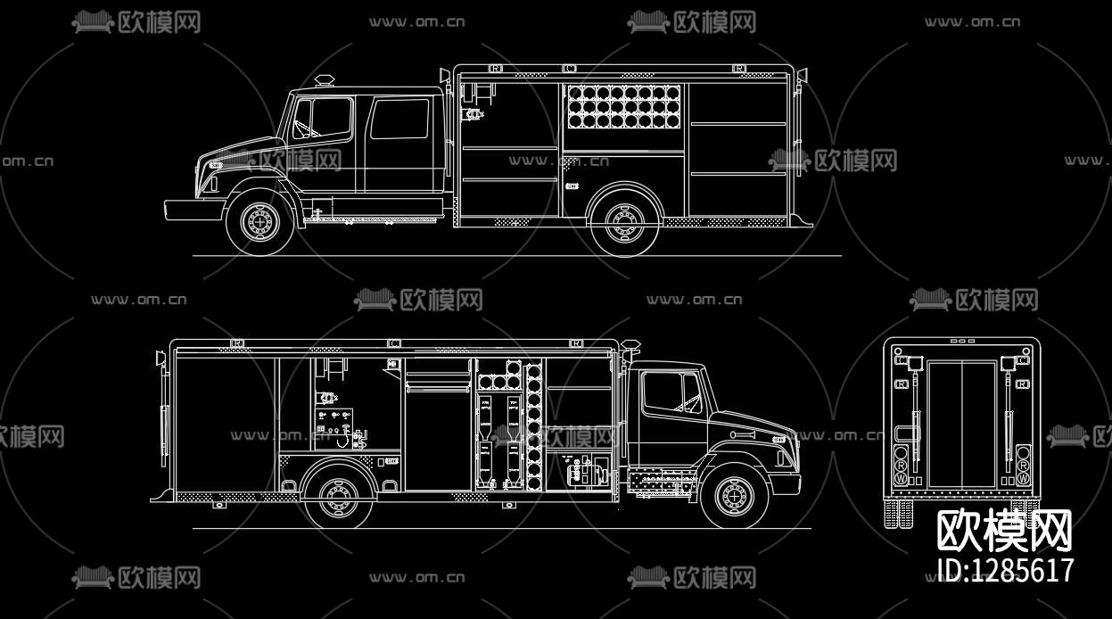 炫彩汽车cad图库下载（渲染图4）