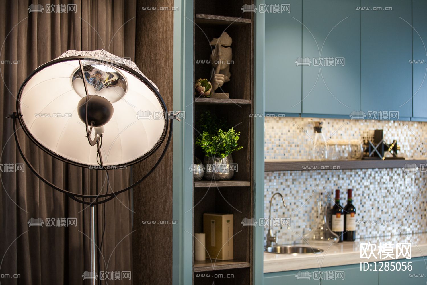现代简约家居样板间cad施工图
