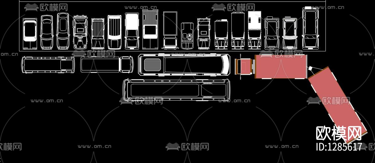 炫彩汽车cad图库下载（渲染图2）