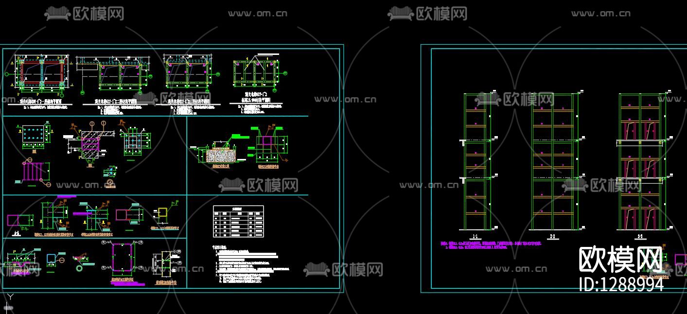 钢结构连廊观光电梯节点大样下载（渲染图5）