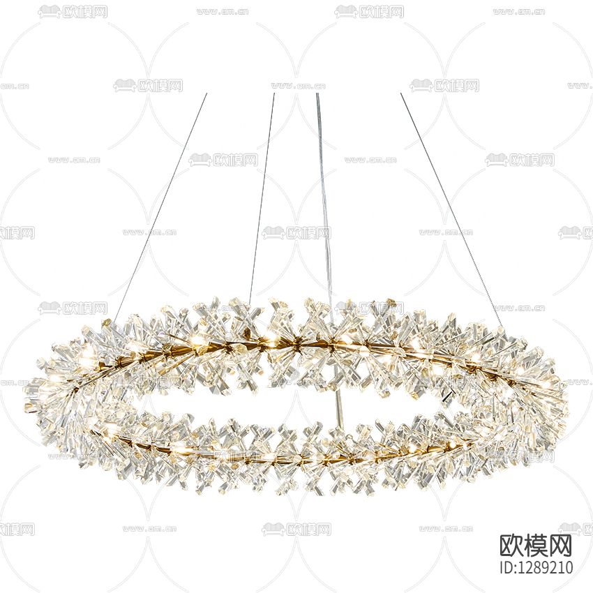现代轻奢创意水晶吊灯下载