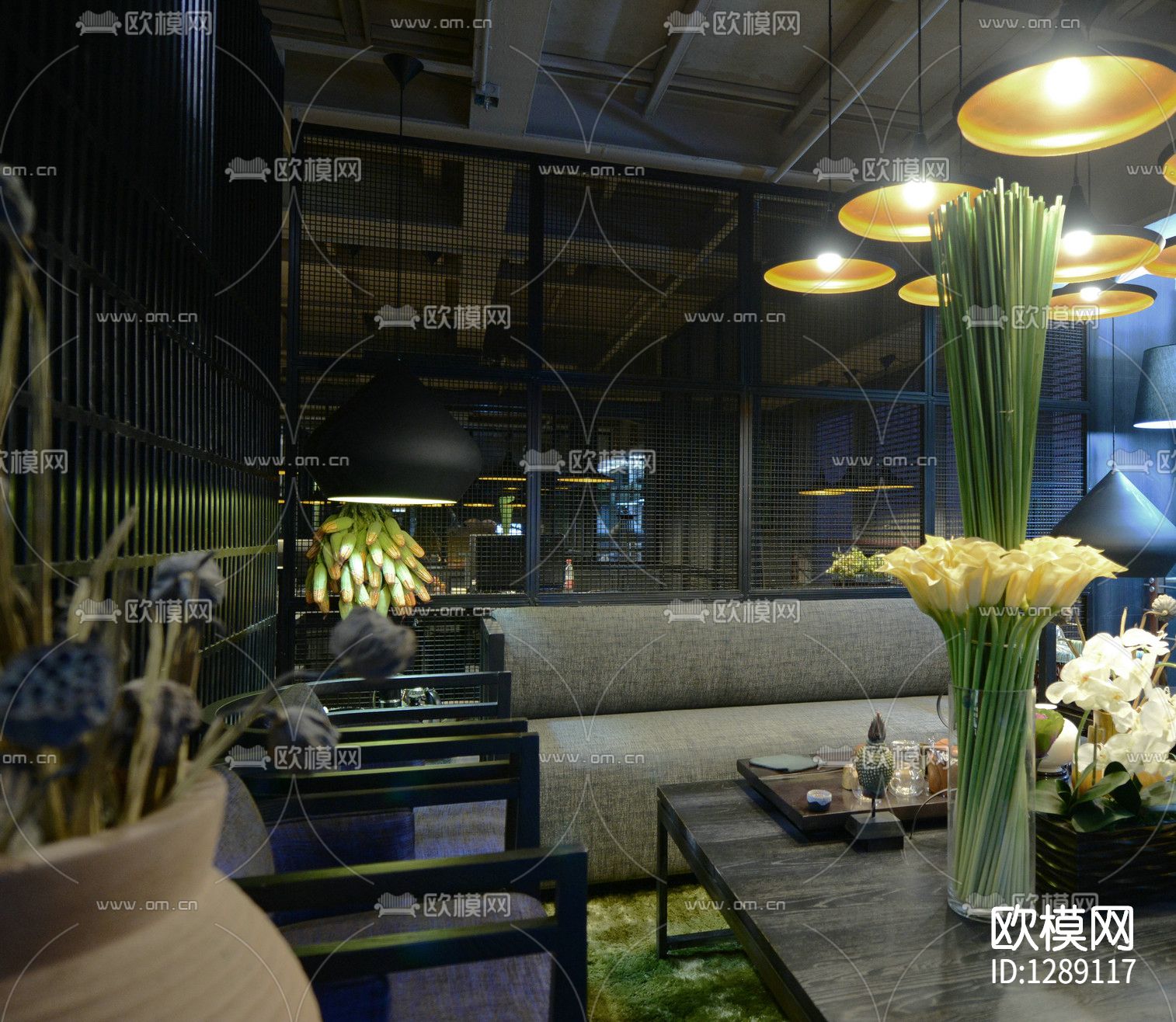 叙品设计公司办公室cad施工图下载（渲染图10）