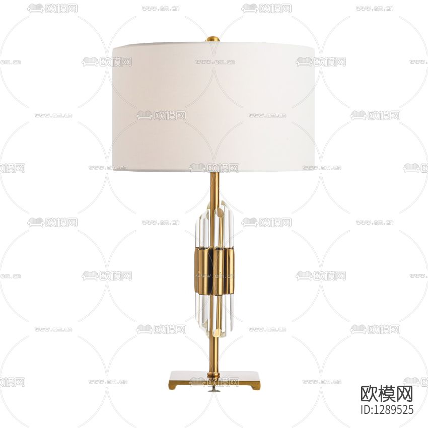 现代轻奢金属台灯下载