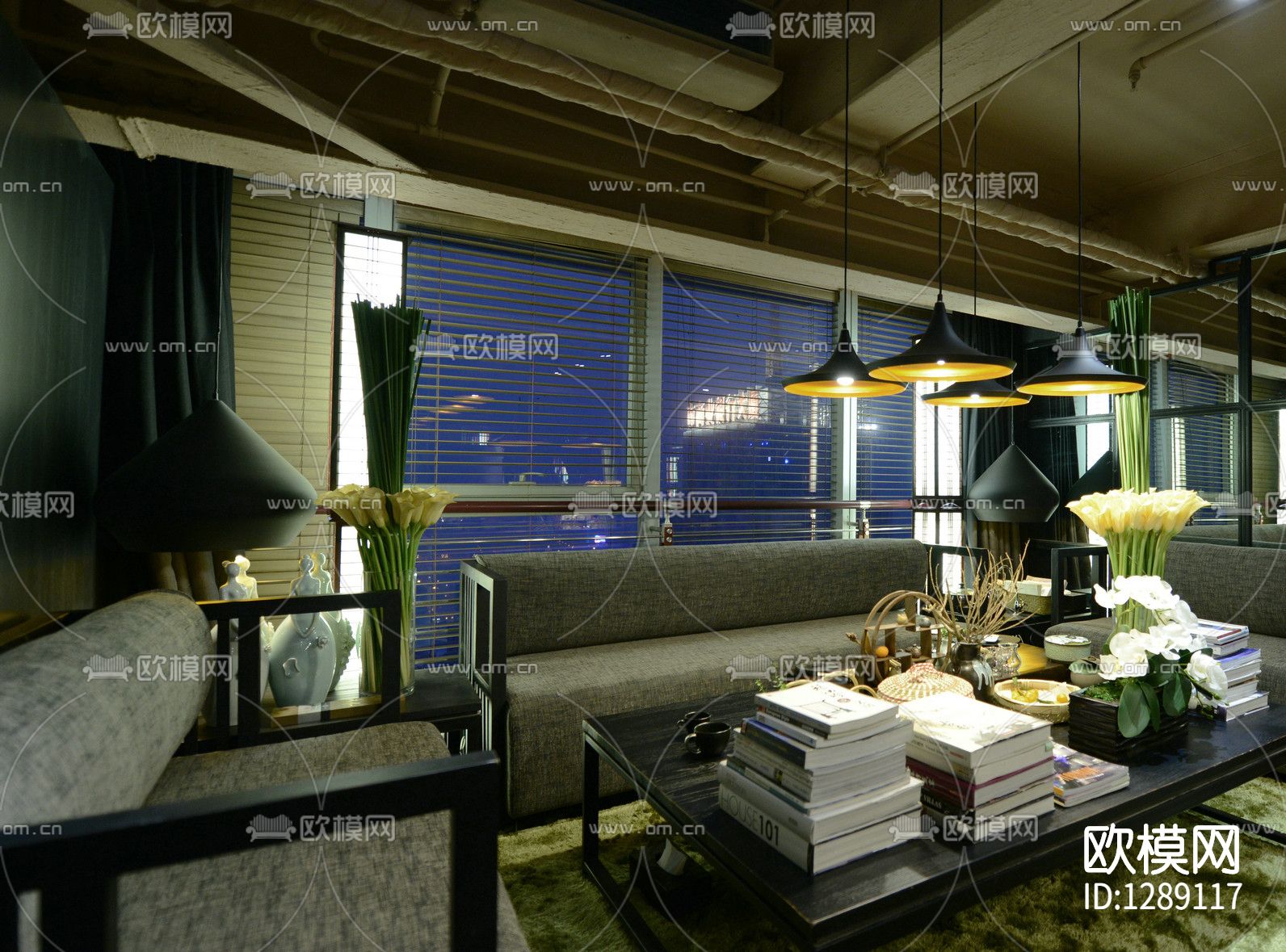 叙品设计公司办公室cad施工图下载（渲染图9）