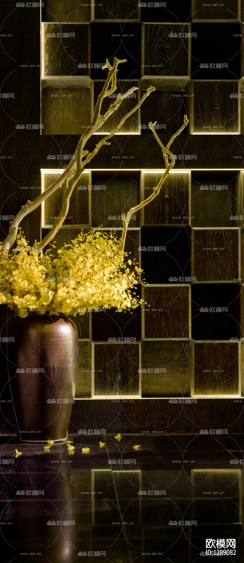 叙品设计水云间茶会所cad施工图下载（渲染图3）