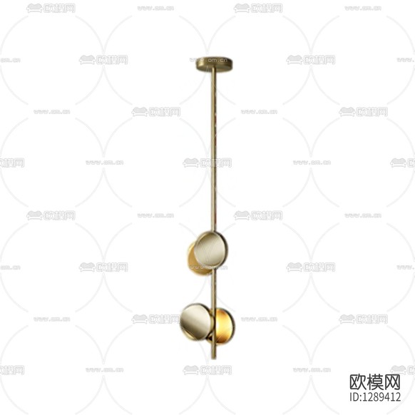 现代轻奢金属吊灯下载