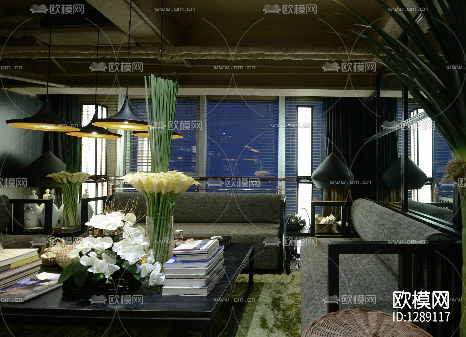 叙品设计公司办公室cad施工图下载（渲染图8）