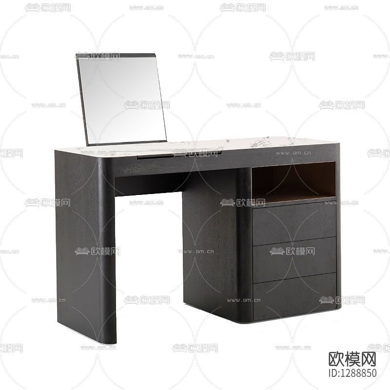 北欧简约实木梳妆台下载