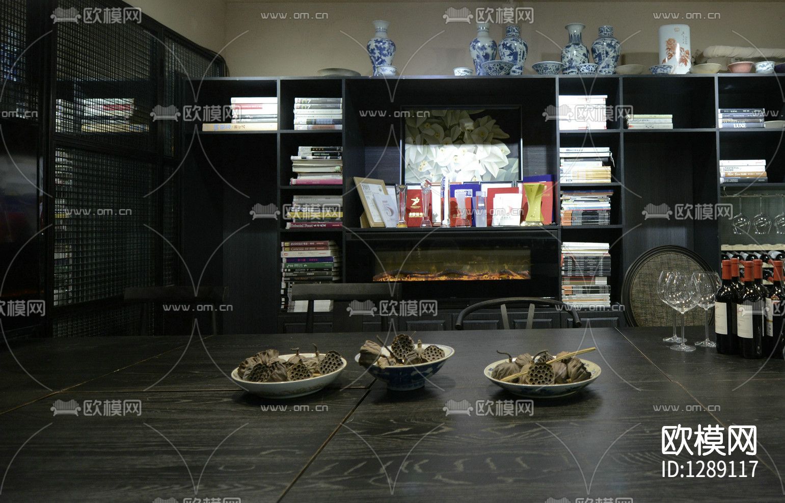 叙品设计公司办公室cad施工图下载（渲染图7）