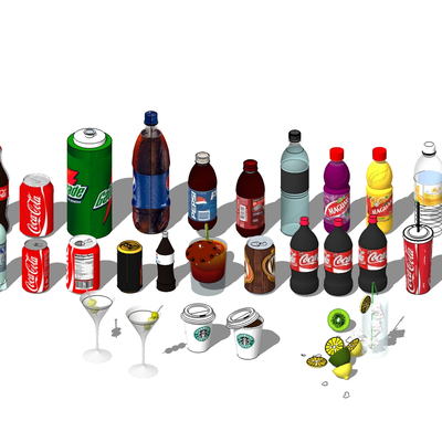  现代饮料su模型 