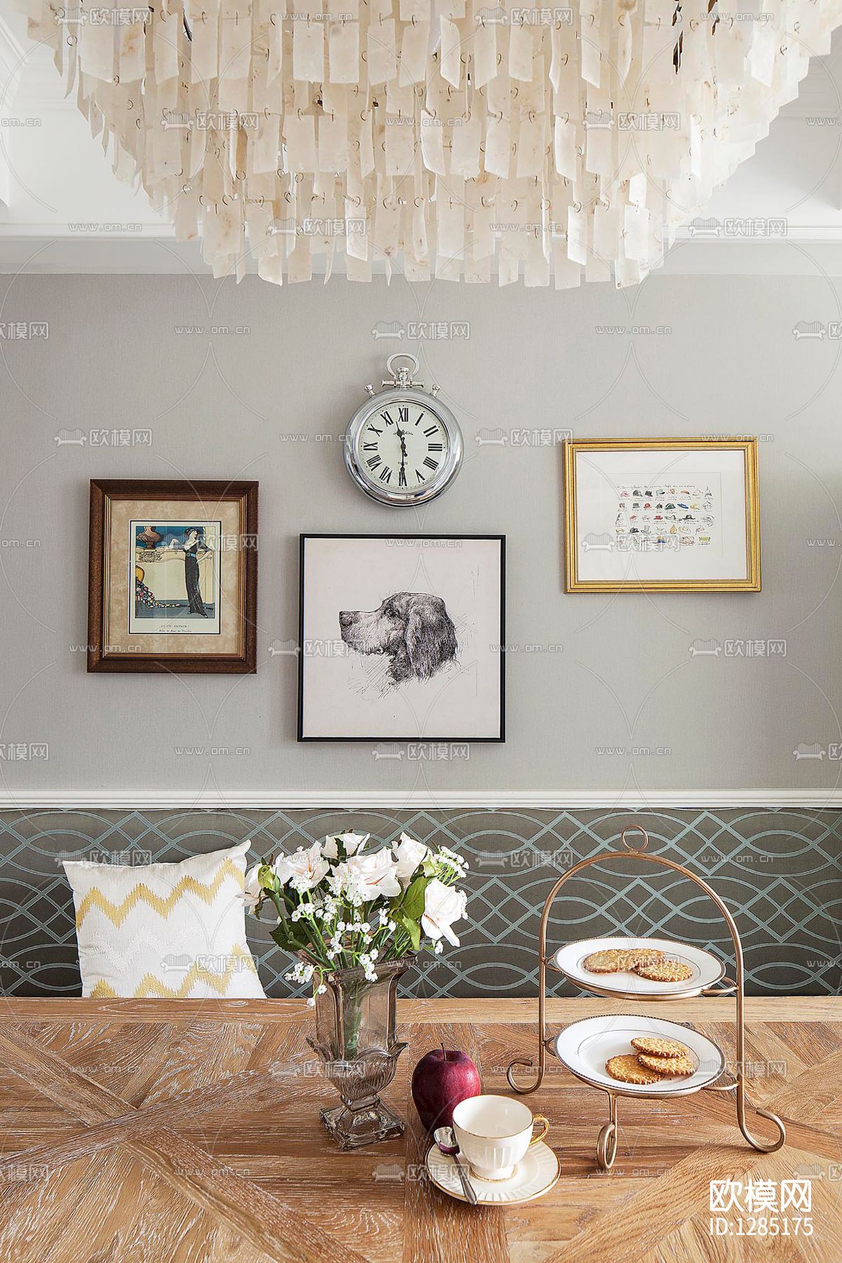 样板房CAD施工图下载（渲染图2）