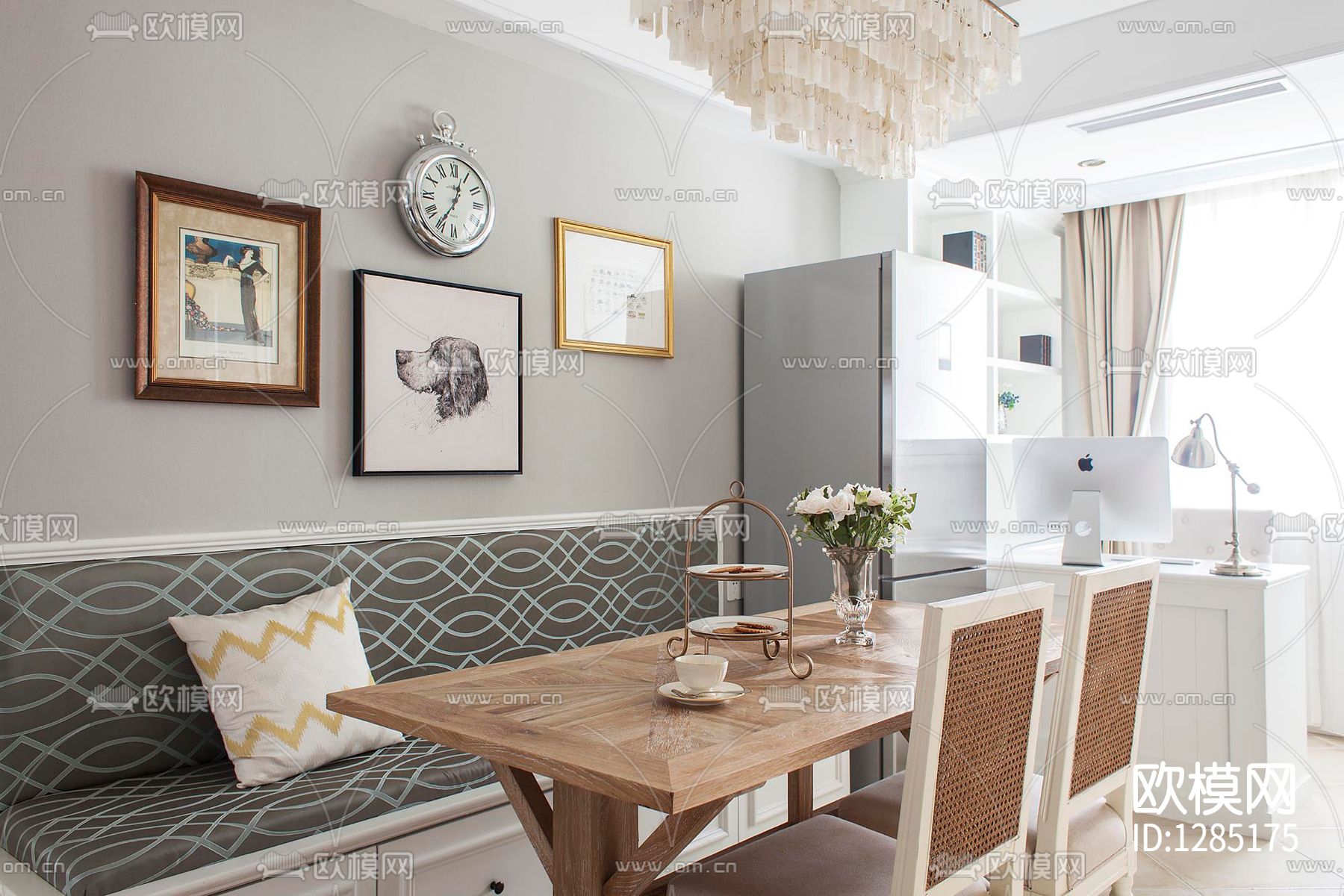 样板房CAD施工图下载（渲染图5）