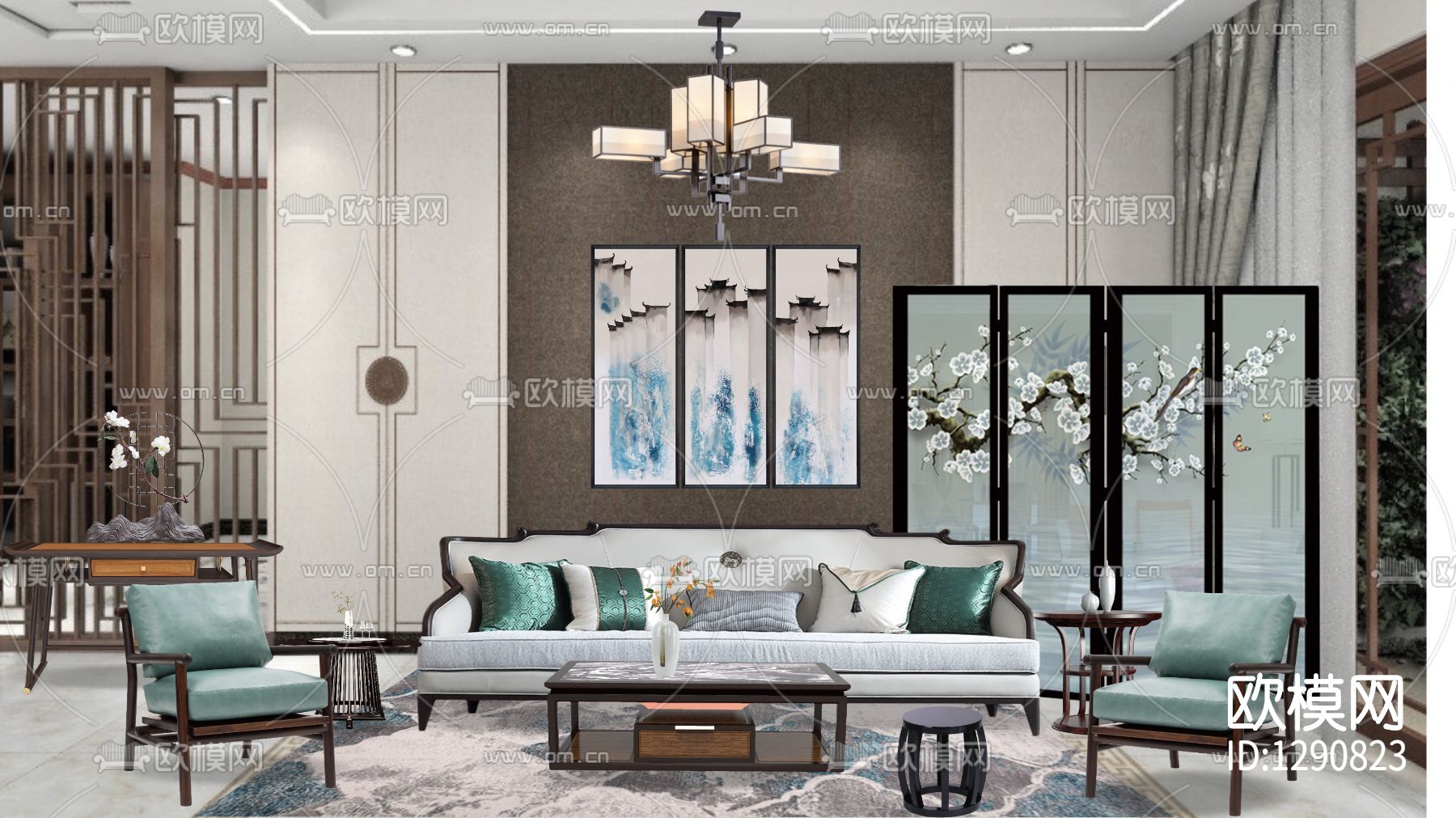 新中式禅意客厅