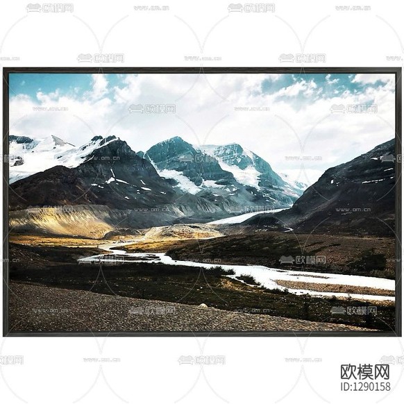 現(xiàn)代簡約山水攝影裝飾畫下載