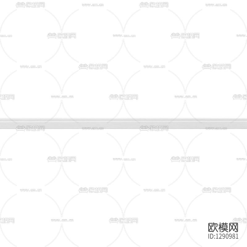 现代白色踢脚线