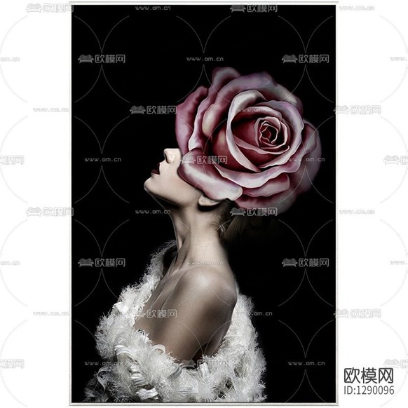 現(xiàn)代輕奢人像創(chuàng)意攝影裝飾畫下載