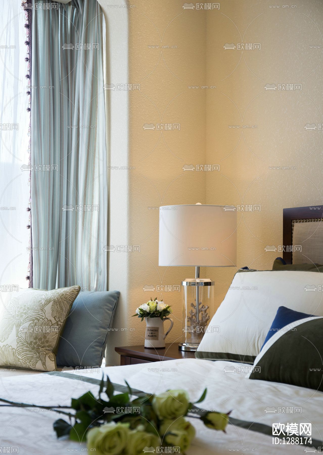 徐树仁 东部现代城花园样板间cad施工图下载（渲染图3）