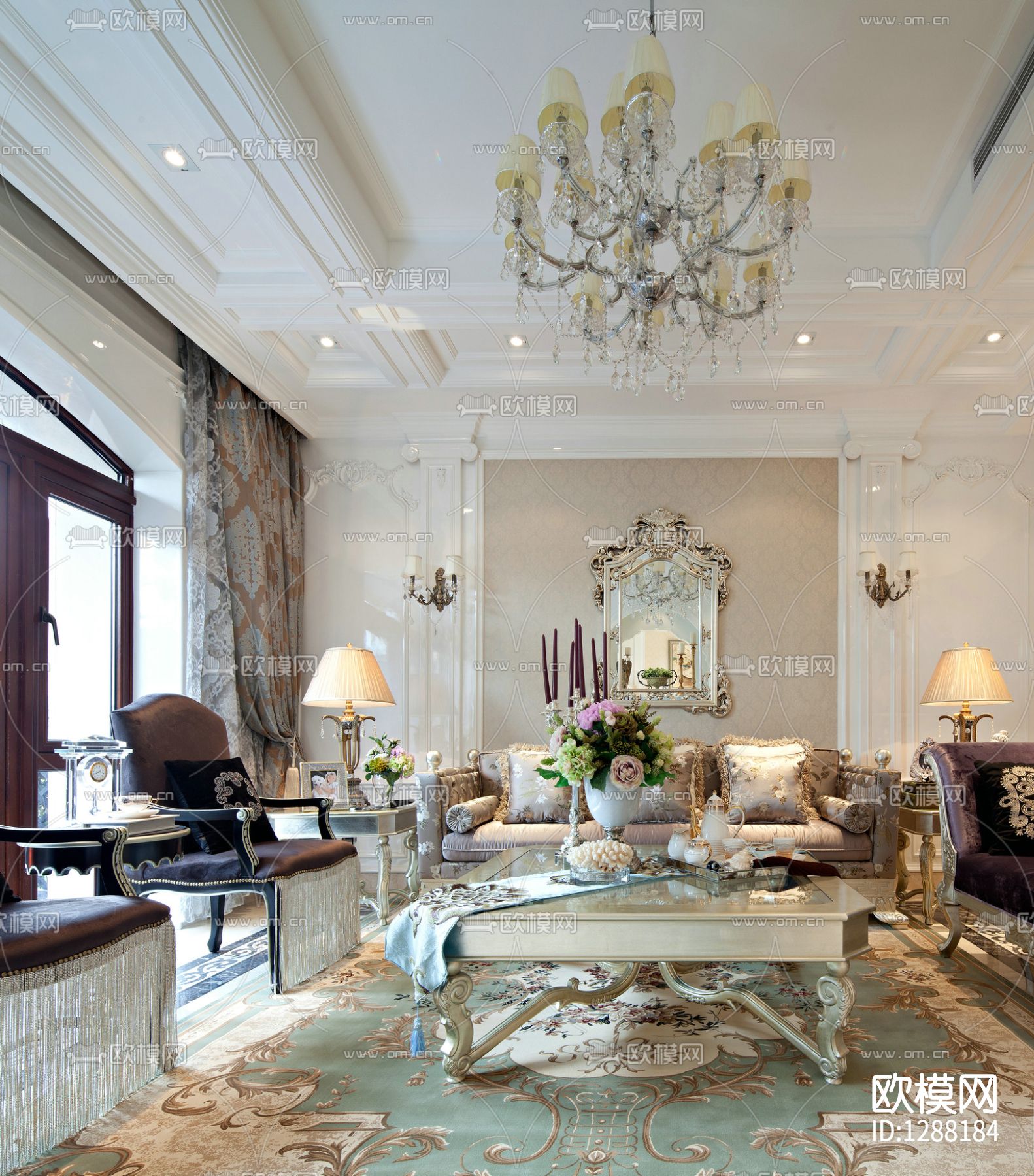 徐树仁  上海风景水岸样板房cad施工图下载（渲染图7）