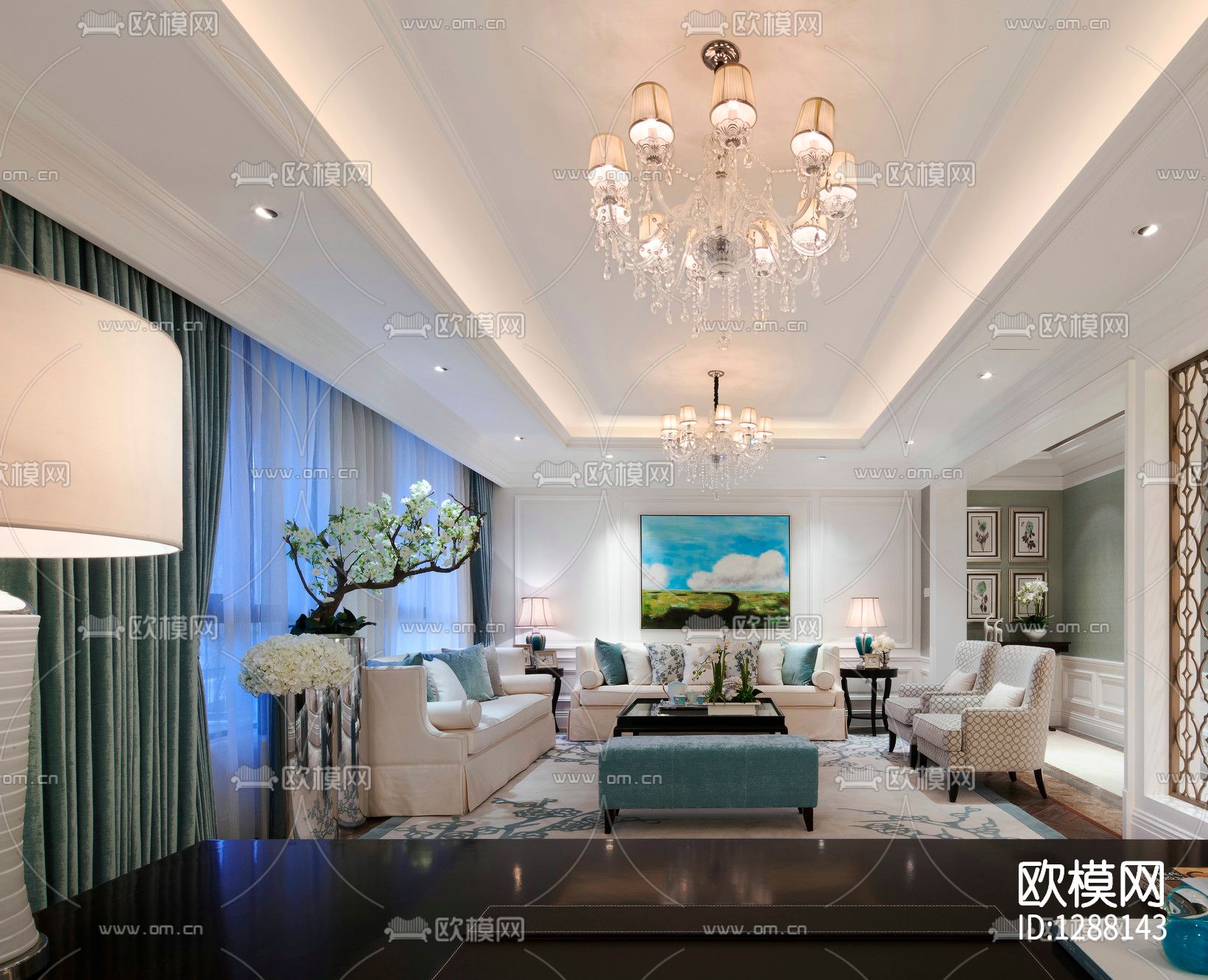 成象设计样板间cad施工图