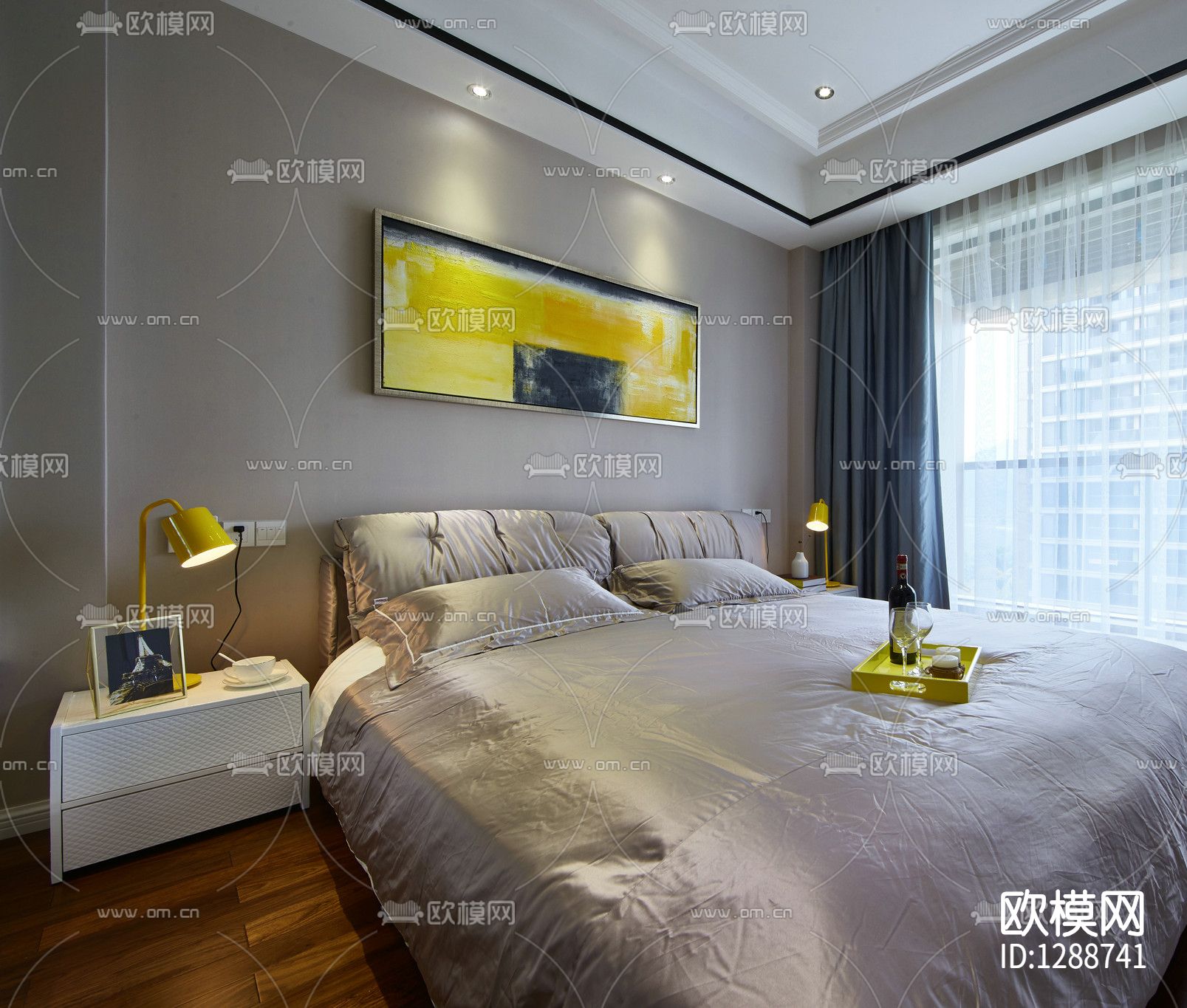 样板房cad施工图下载（渲染图7）