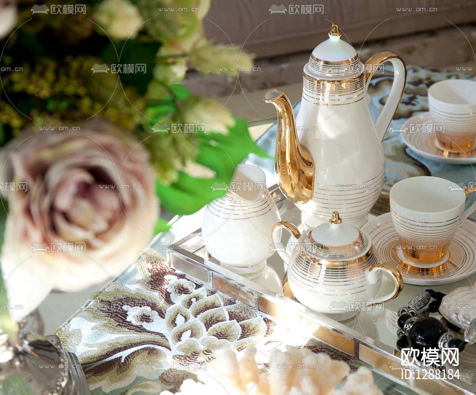 徐树仁  上海风景水岸样板房cad施工图下载（渲染图4）