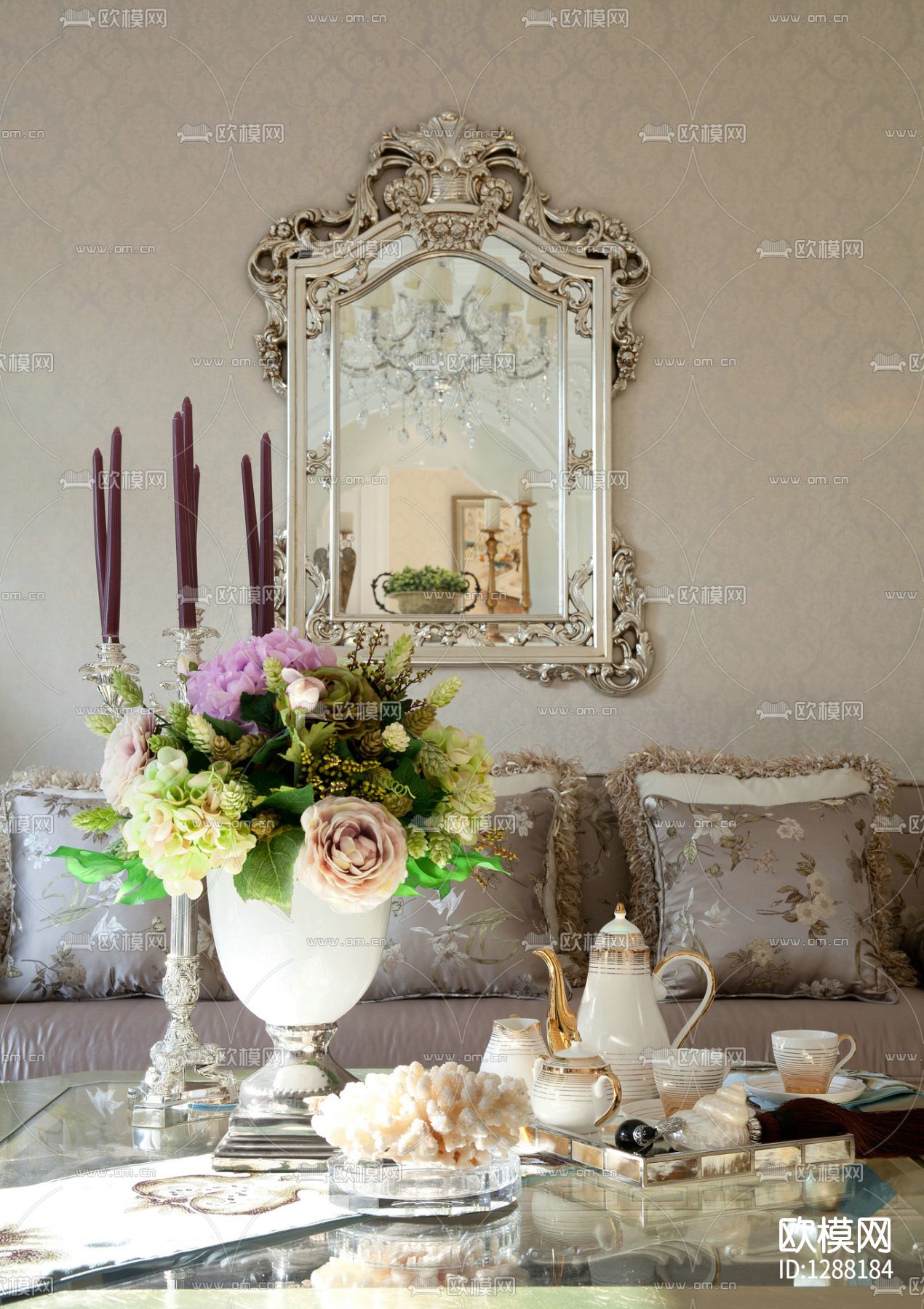 徐树仁  上海风景水岸样板房cad施工图下载（渲染图6）