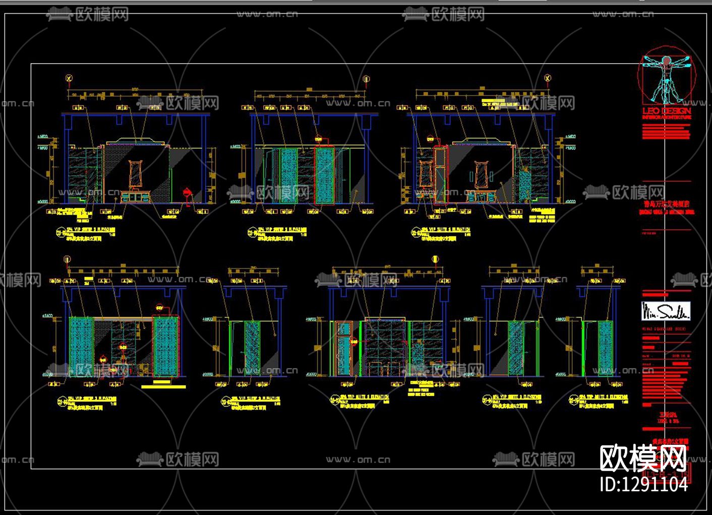 艾美酒店效果图cad施工图下载（渲染图8）