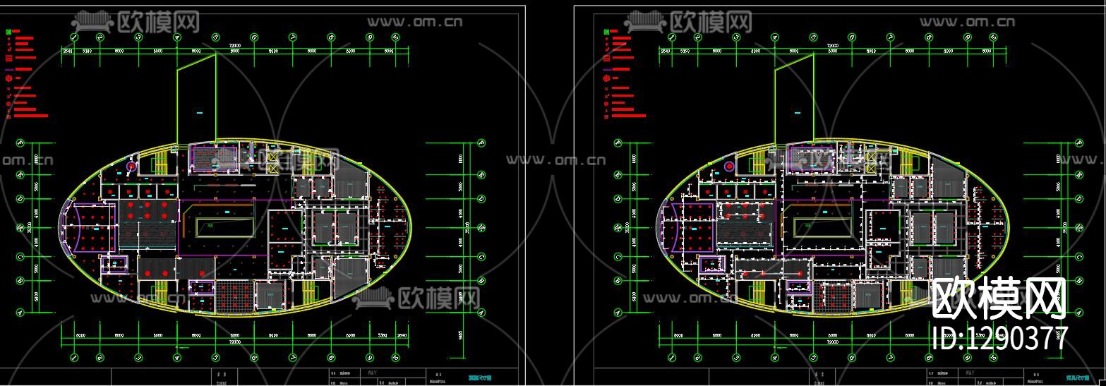 自然风咖啡厅cad施工图下载（渲染图3）