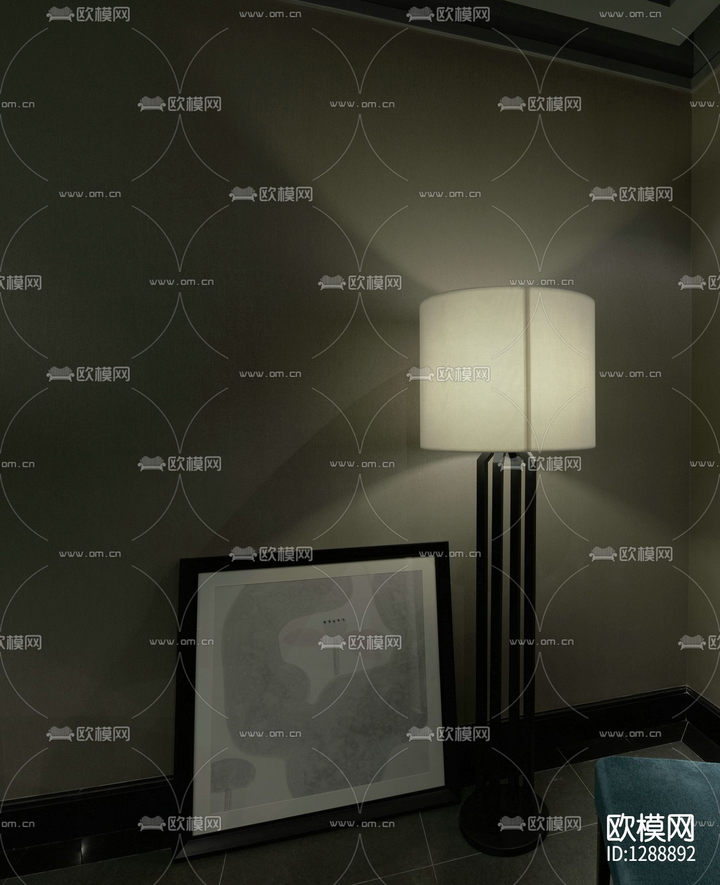 会所cad施工图下载（渲染图7）