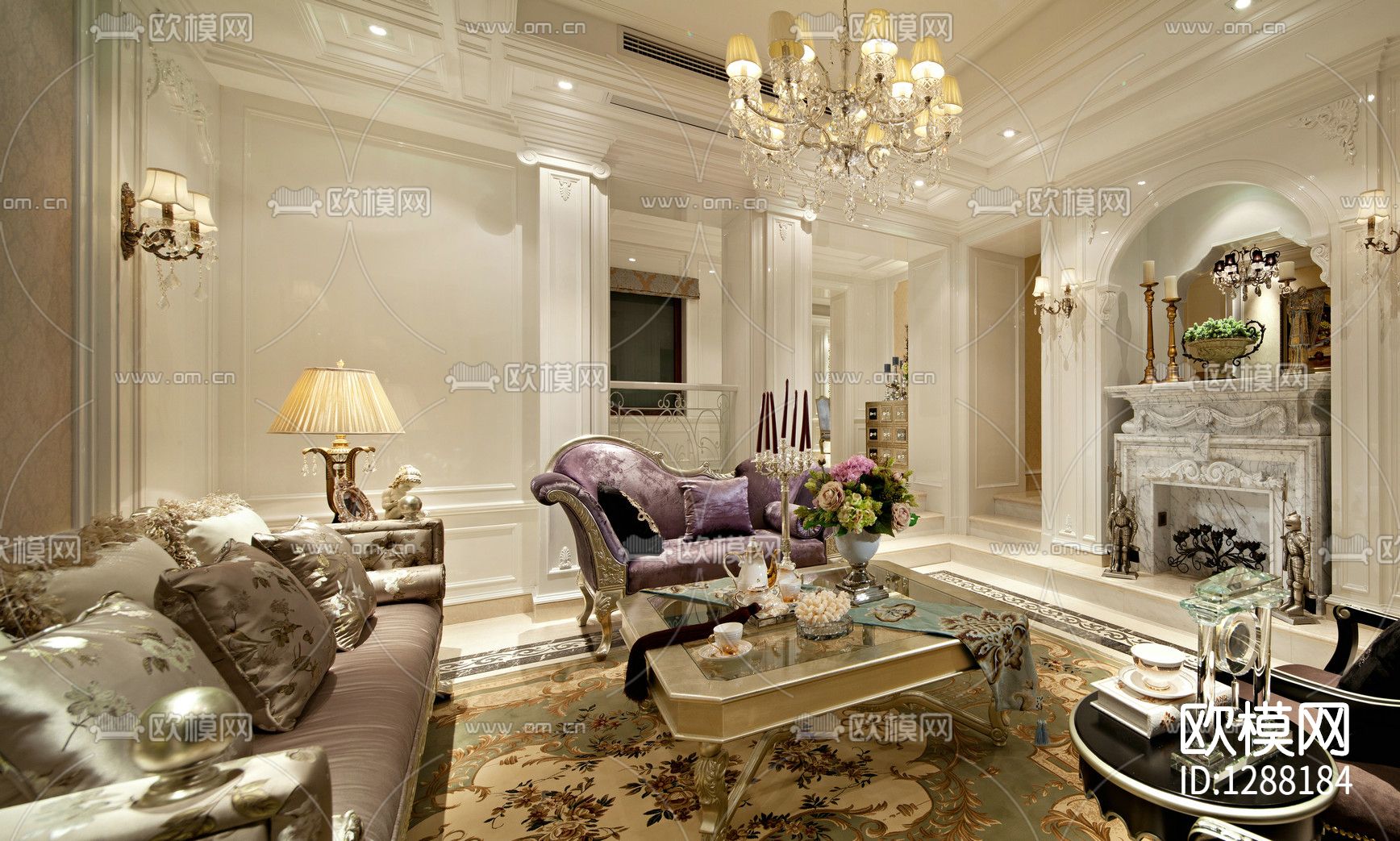 徐树仁  上海风景水岸样板房cad施工图下载（渲染图8）