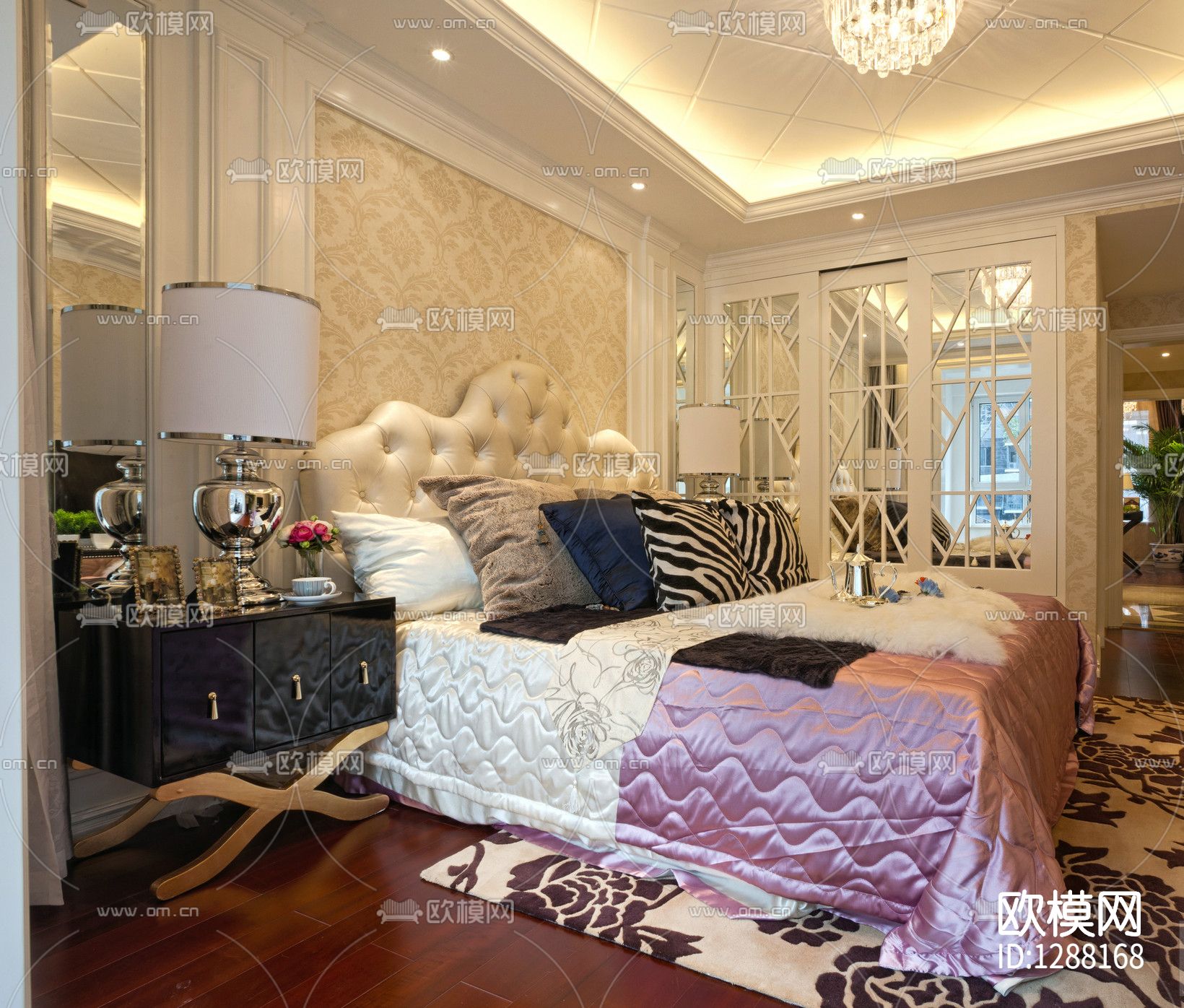 成象设计 徐强 样板间cad施工图下载（渲染图8）