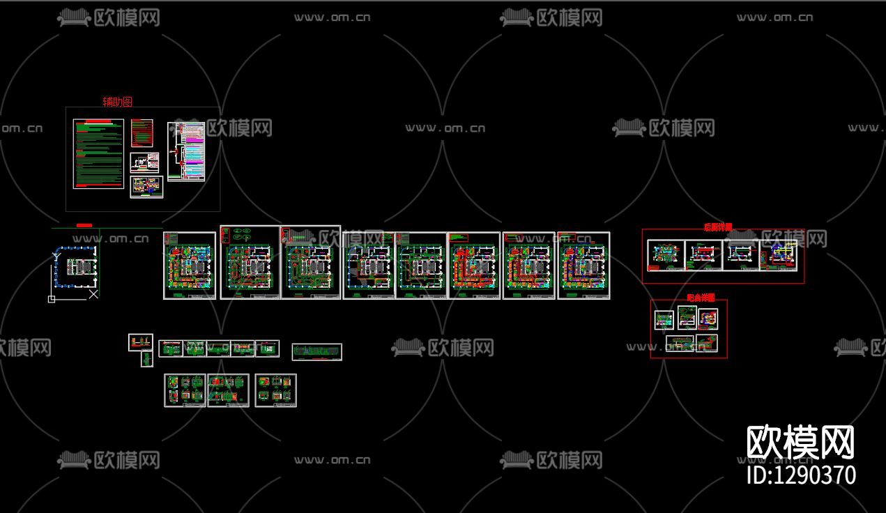 欧式咖啡厅cad施工图下载（渲染图6）