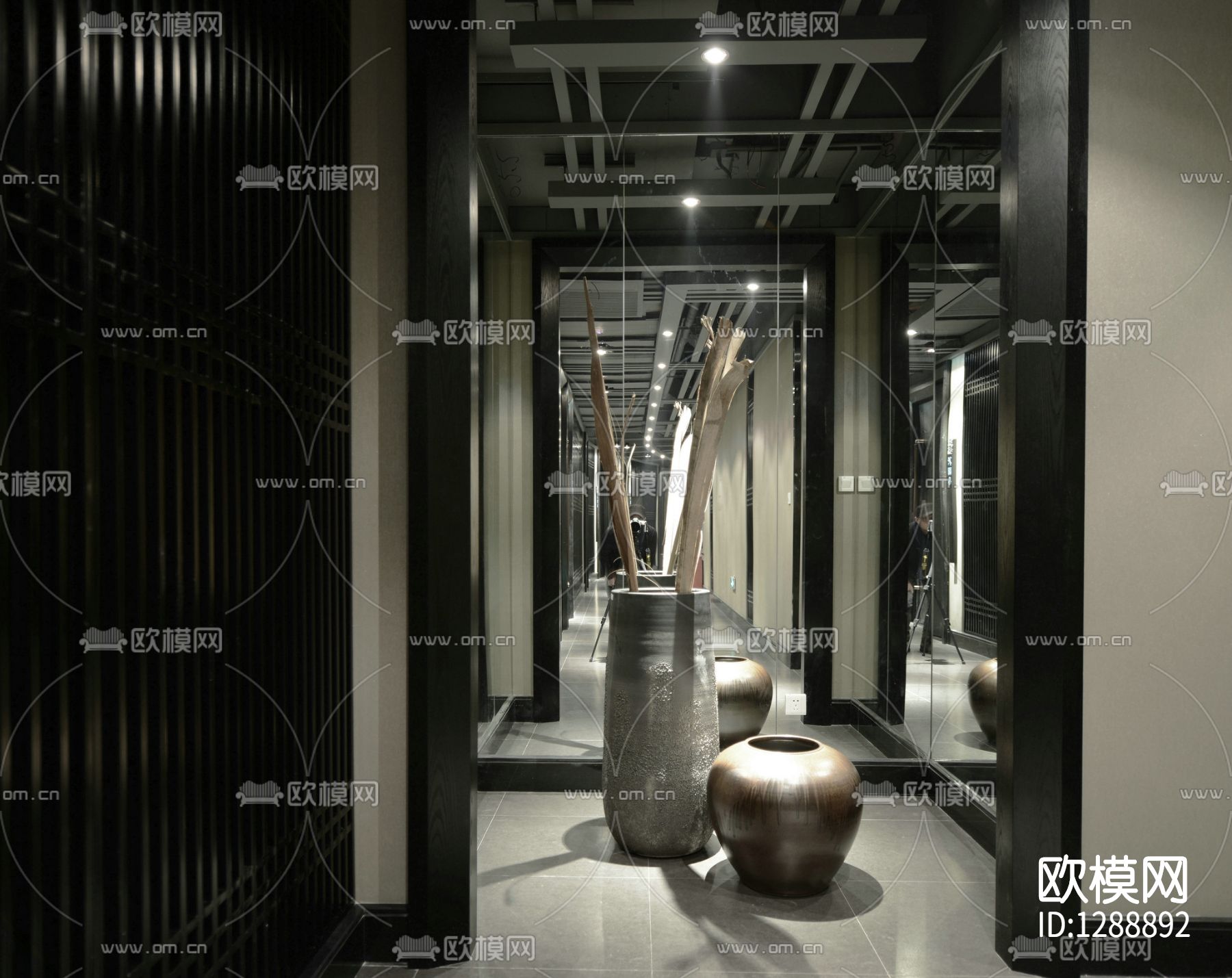 会所cad施工图下载（渲染图10）