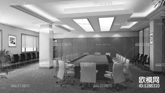 办公空间cad施工图