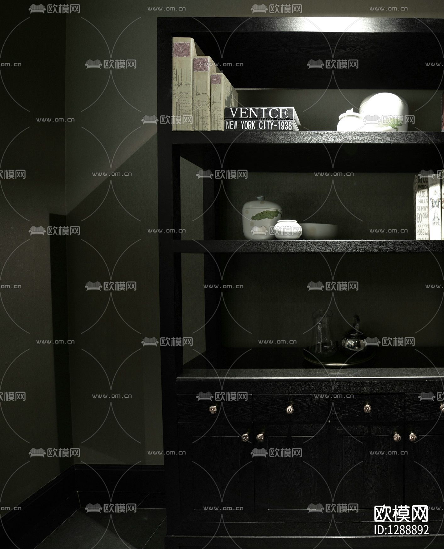 会所cad施工图下载（渲染图8）