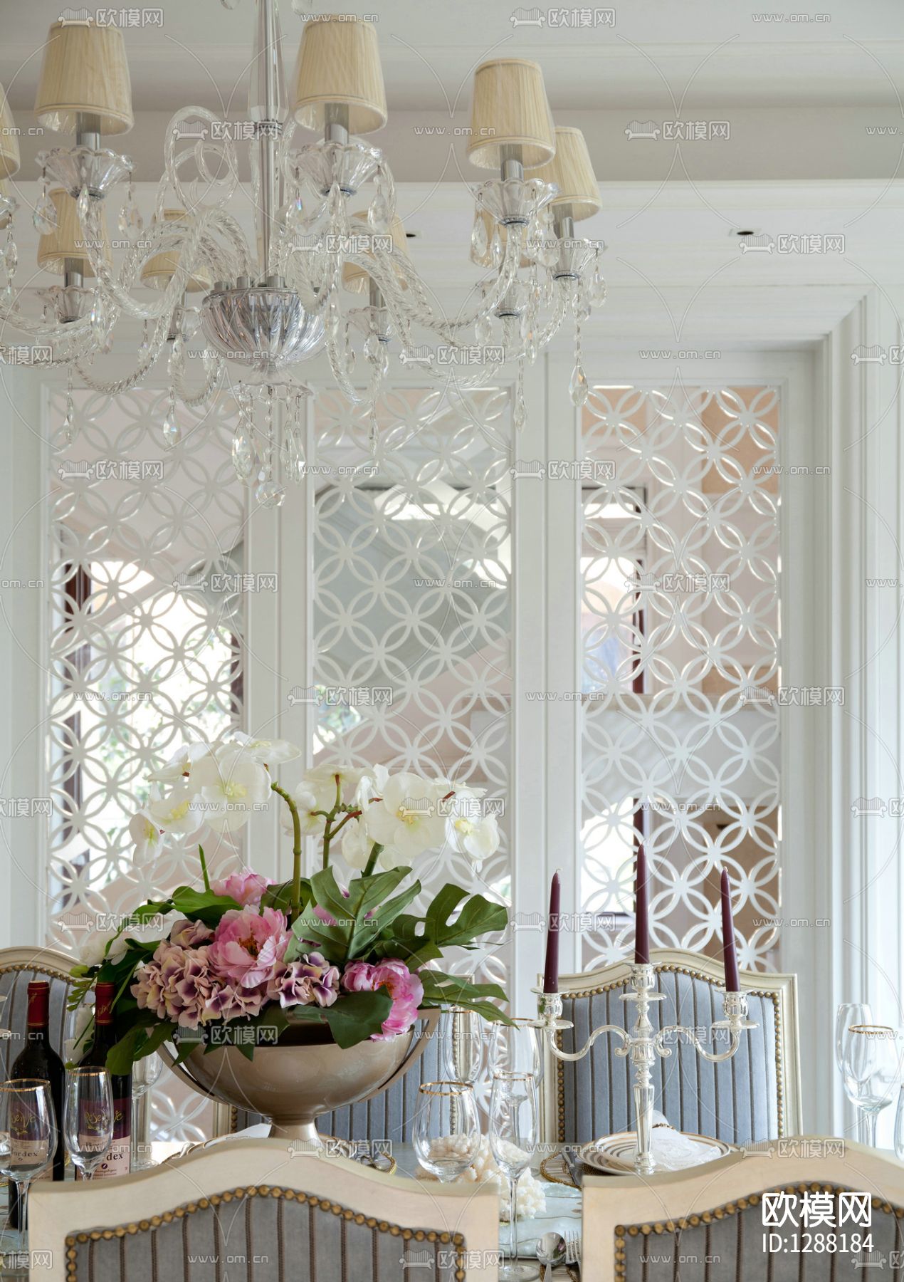 徐树仁  上海风景水岸样板房cad施工图下载（渲染图3）