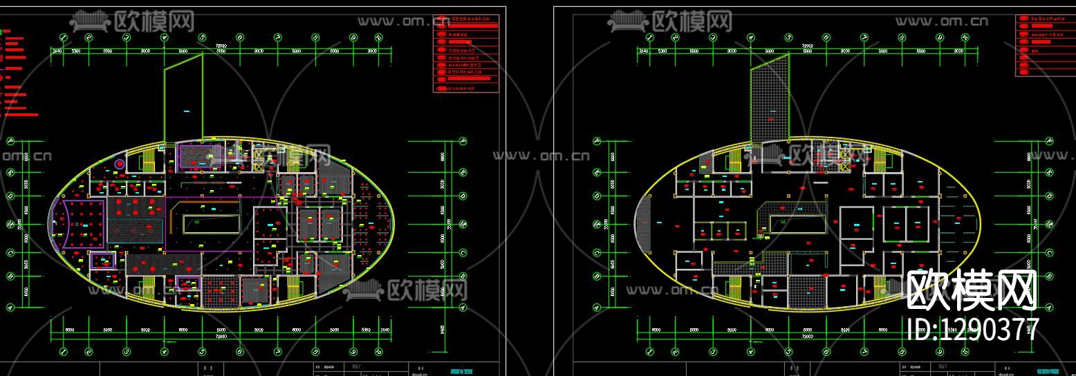 自然风咖啡厅cad施工图下载（渲染图2）