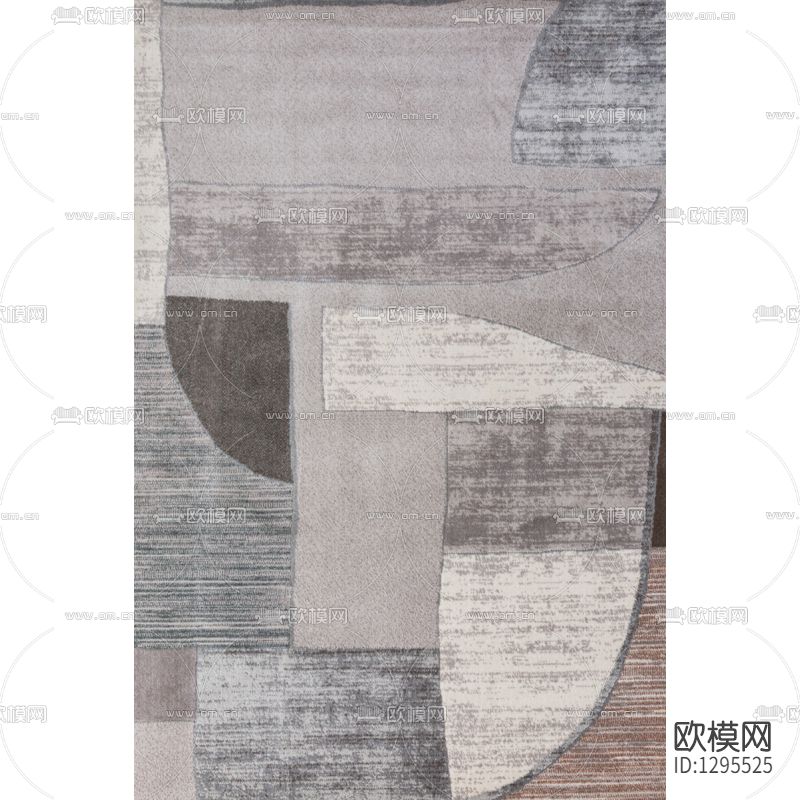 现代轻奢莫兰迪色布艺地毯