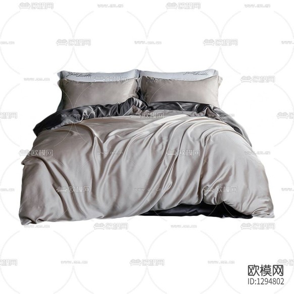 现代简约布艺床上四件套下载