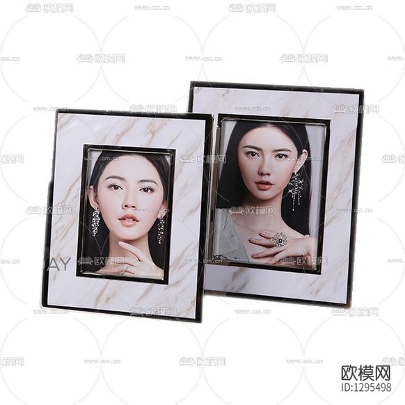 現(xiàn)代輕奢皮革相框下載