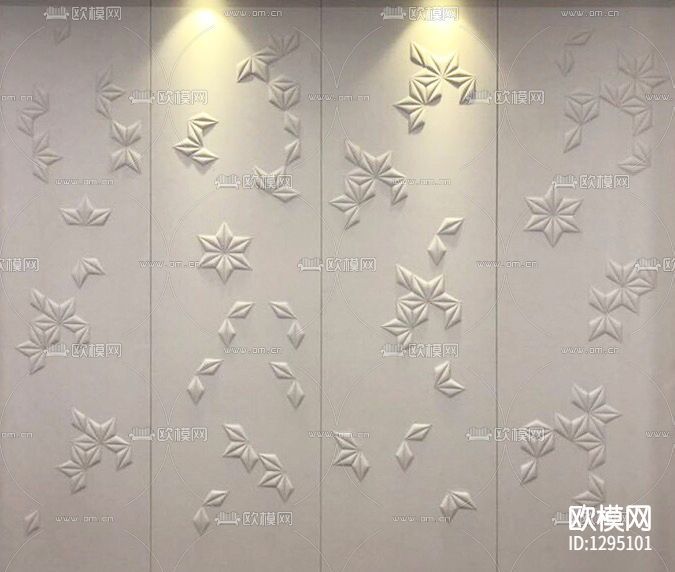 现代简约印花墙布下载