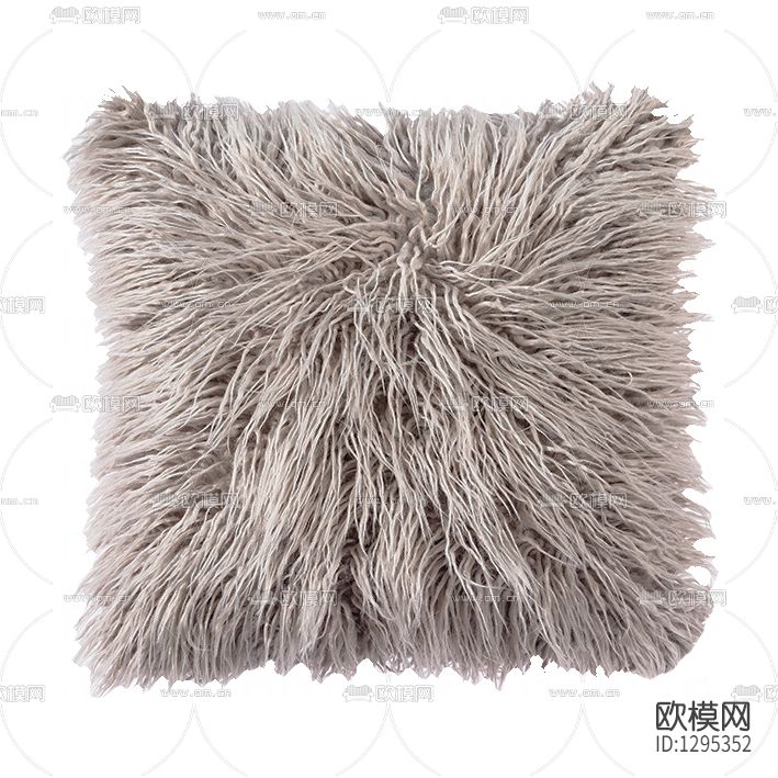 北欧简约长毛绒抱枕下载