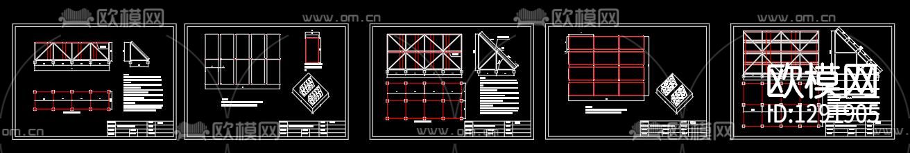 太阳能热水系统设计cad图库下载（渲染图4）