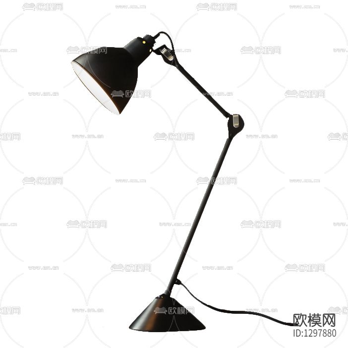 现代简约金属台灯下载