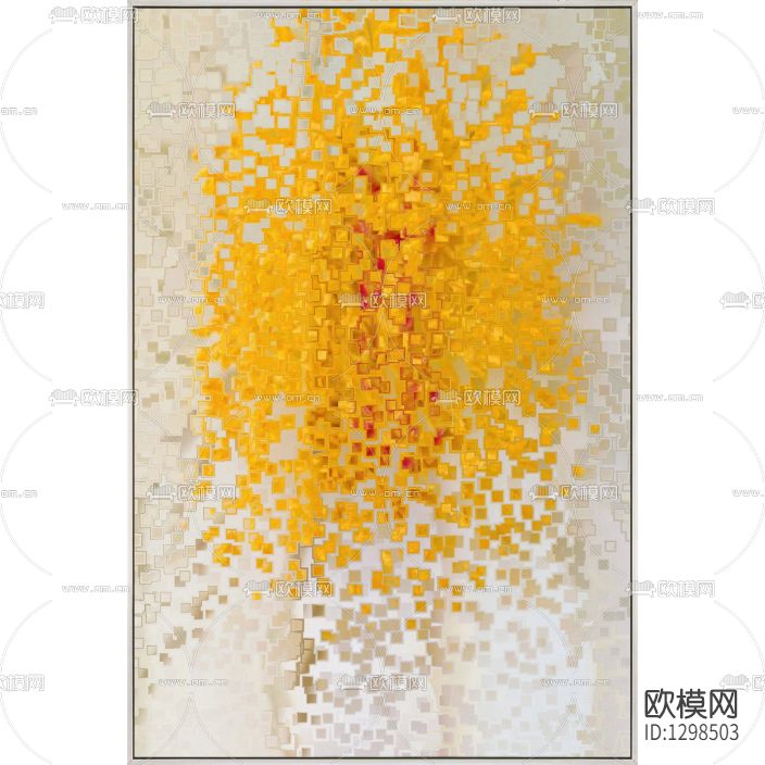 现代简约抽象装饰画下载