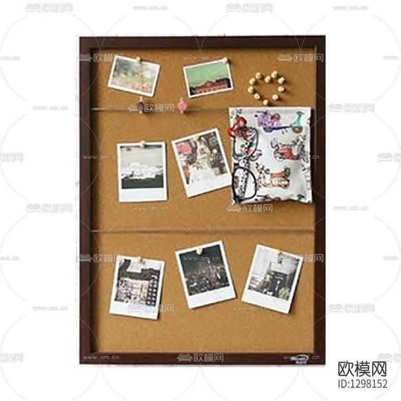 北欧简约软木便签板下载
