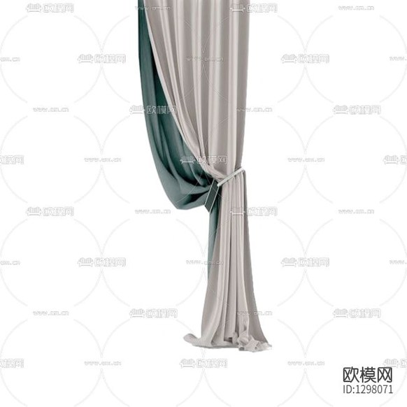 现代简约布艺窗帘下载