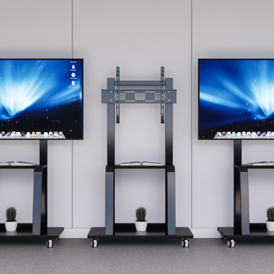  现代电视支架su模型 