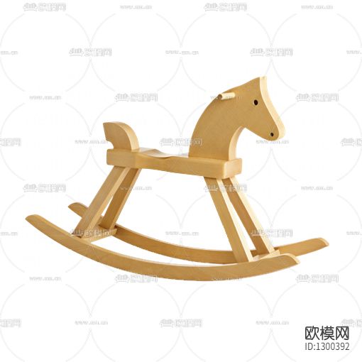 北欧实木摇摇马